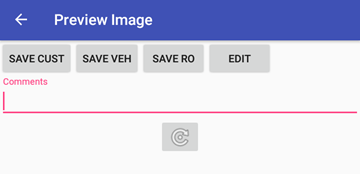 the preview image screen